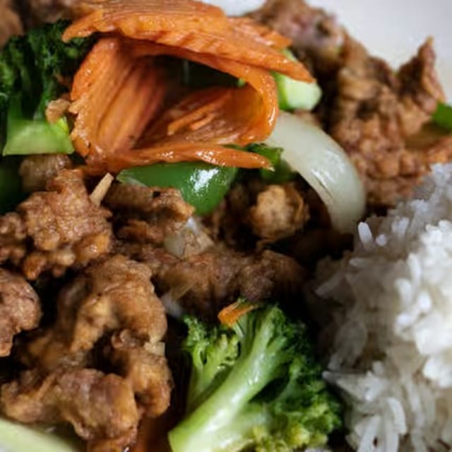 Crispy Beef Lunch.