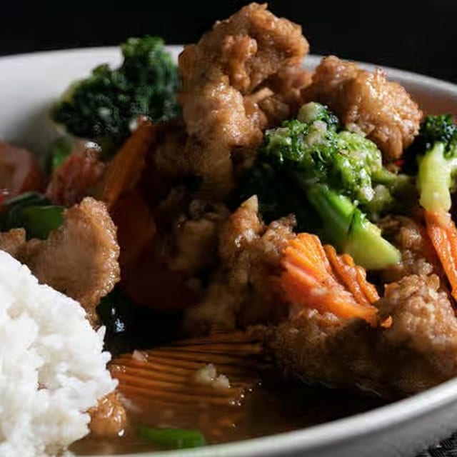 Crispy Pork Lunch.